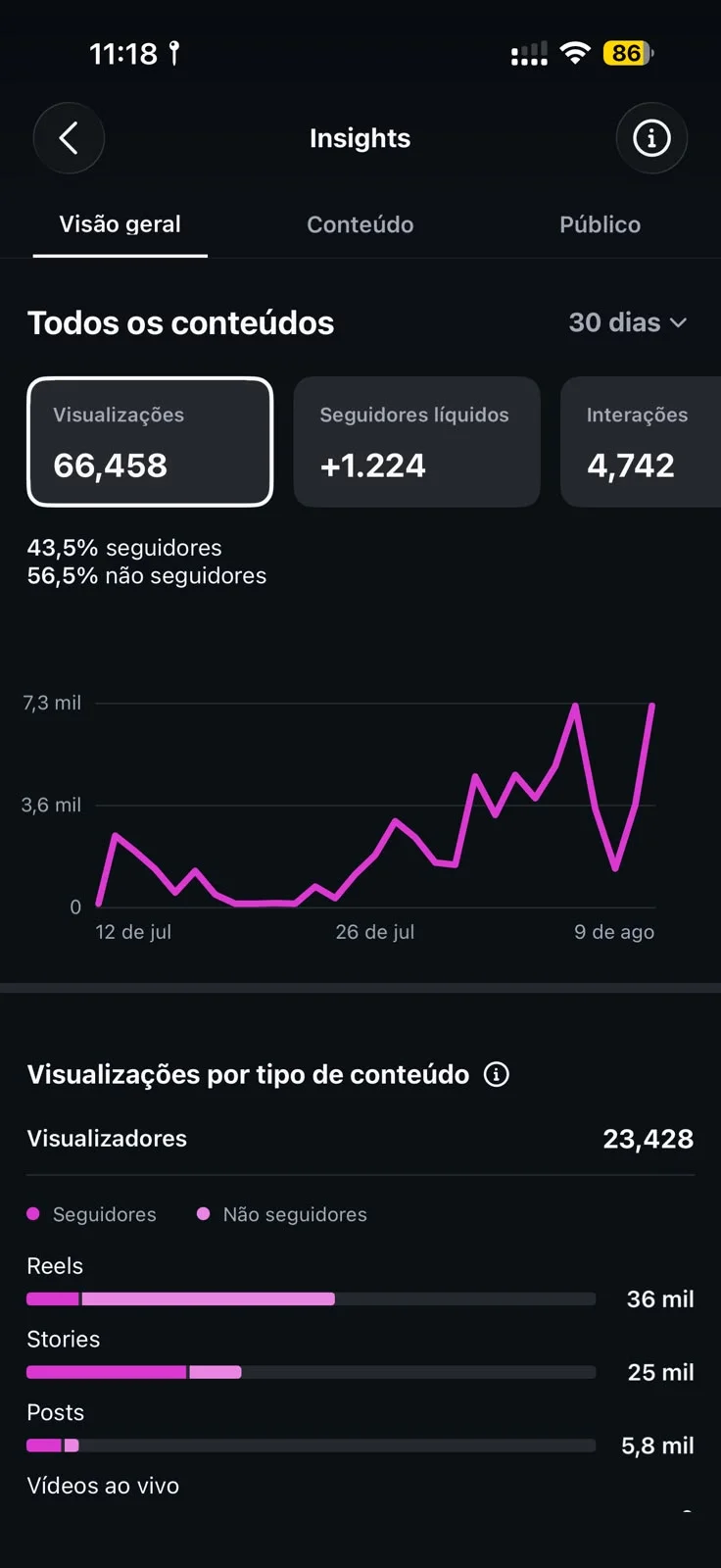 Métricas do Instagram 2
